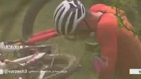 بدشانسی بزرگ دوچرخه‌ سوار هلندی ، مدال پرید !