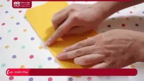 آموزش نمد دوزی :: دوخت نمد :: جامدادی مدل مینیون زرد رنگ