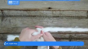 آموزش تریکو بافی :: بافت تریکو :: بافت سبد تریکو :: بافت پتو با کاموا تریکو