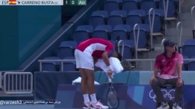 حرکت زشت مرد شماره یک تنیس