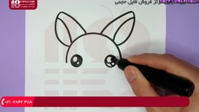 آموزش نقاشی :: نقاشی با ماژیک :: طراحی :: نقاشی خرگوش تپلی هویج به دست