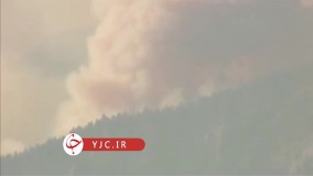 تشدید آتش سوزی های گسترده در مناطق جنگلی کانادا با وقوع رعد و برق و وزش باد