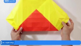 آموزش اوریگامی|آموزش کاردستی|اوریگامی|کاردستی کودکان(کاردستی فیل سه بعدی)