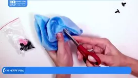 فیلم آموزش عروسک پولیشی|عروسک سازی|دوخت عروسک(دوخت عروسک خرس قهوه ای 30 سانتی)