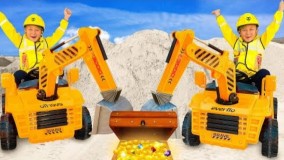 ماشین بازی با سنیا : بیل مکانیکی و ...