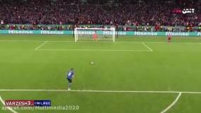 ضربات پنالتی ایتالیا 4 - اسپانیا 2 / ورزشی یورو 2020