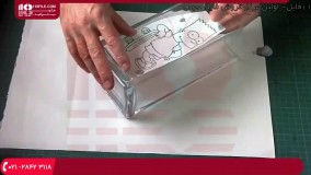 آموزش نقاشی روی شیشه | آموزش ویترای | ویترای (تزئین جامدادی با ویترای)