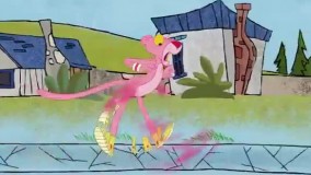 کارتون پلنگ صورتی _ برنامه کودک صورتی سقوط از هواپیما