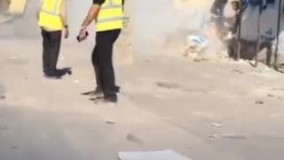 ضرب و شتم یک حاشیه نشین توسط ماموران شهرداری