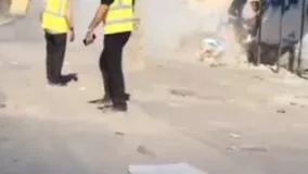 ضرب و شتم یک حاشیه نشین توسط ماموران شهرداری