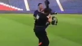 ویدئوی لو رفته از معارفه مسی در پارک دو پرنس