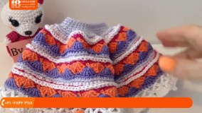 آموزش عروسک بافی|آموزش بافت عروسک|عروسک بافتنی(بافت سر برای عروسک)