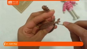 آموزش عروسک بافی|آموزش بافت عروسک|عروسک بافتنی(بافت سر برای عروسک)