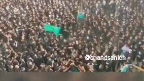 مراسم نخل برداری در میبد یزد بدون رعایت پروتکل