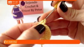 آموزش عروسک بافی|آموزش بافت عروسک|عروسک بافتنی(بافت عروسک گوزن با قلاب)