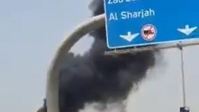 انفجار بزرگ نزدیک بندر «جبل علی» دبی