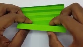 آموزش ساخت اوریگامی | کاردستی خلاقانه با کاغذ | ساخت اوریگامی برگ درختان