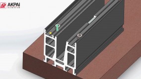 انیمیشن آموزشی سیستم نرده شیشه ای روکار