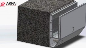 انیمیشن آموزشی سیستم نرده شیشه ای نصب به بیرون سطح