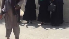 اولین تجمع زنان در کابل پس از ورود طالبان