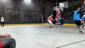 Crazy alley oop posterized defender FIBA 3X3 Game | Iman Safar Nezhad