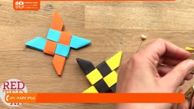 اوریگامی سه بعدی-اوریگامی سه بعدی-اوریگامی اسپینر ستاره نینجا