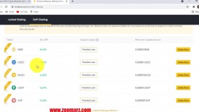 آموزش استیکینگ در صرافی بایننس