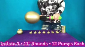 آموزش بادکنک آرایی با طرح رنگین کمان بسیار زیبا و هنری