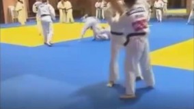کلیپ پربازدید از تمرین جودو توسط پوتین
