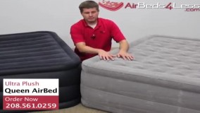 تخت بادی دو نفره با پمپ برقی