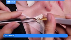 آموزش لیفت و لمینت مژه|لیفت و لمینت مژه|کاشت مژه(تكنيك اصولي انواع هاشور)