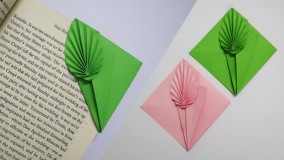 آموزش اوریگامی با کاغذ | چند مدل زیبای نشانه گذار کتاب