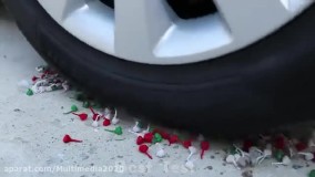 چالش رد شدن از روی اجسام نرم _ لح کردن لامپ های رنگی