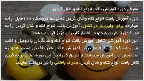 بافتنی-آموزش بافت کلاه و شالگردن-چگونگی قلاب بافی تمشک