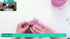 بافت دستکش و جوراب-بافتنی- نحوه بافت جوراب ساق بلند پارت هفتم
