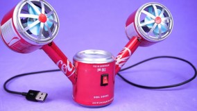 ساخت کاردستی خلاقانه _ آموزش کاردستی آسان _ ساخت پنکه خنک کننده