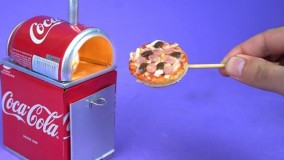 آموزش کاردستی با بطری نوشابه _ ساخت وسیله کباب پز