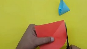 آموزش کاردستی خلاقانه _ ساخت اوریگامی گل زیبا و تزئینی