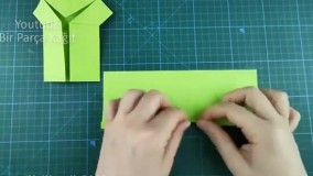 آموزش کاردستی ساده و آسان _ ساخت غورباقه کاغذی