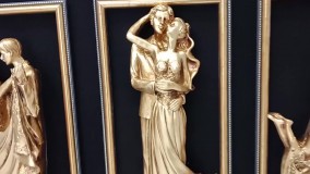 تابلو پلی استر طرح عروس و داماد – دیجی دکوری