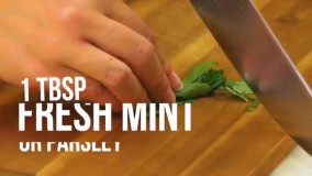 سالاد شیرازی به سبک «انجمن قلب آمریکا»