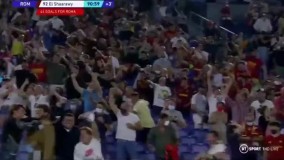 خوشحالی سمی مورینیو بعد گل دقیقه نودی