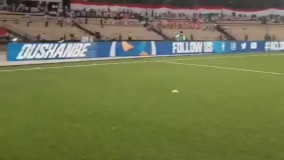 حال و هوای ورزشگاه پامیر از جایگاه پرسپولیسی‌ ها