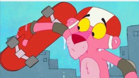 کارتون تماشایی پلنگ صورتی کودکانه _ با داستان بدشانسی در فروشگاه