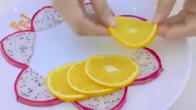 آموزش میوه آرایی سیب بسیار فوق‌العاده به شکل گل