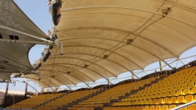 سایبان جایگاه تماشاچی.مسلمی09380039293