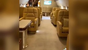 نمایی حیرت‌ انگیز از جت اختصاصی ویژه میلیاردرها !