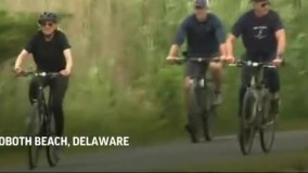 دوچرخه سواری بایدنِ بی‌ خیال ، انتقادات را برانگیخت