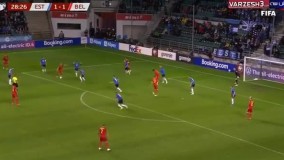 خلاصه بازی استونی 2 - بلژیک 5