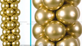 بادکنک لاتکس کروم ۵ اینچی